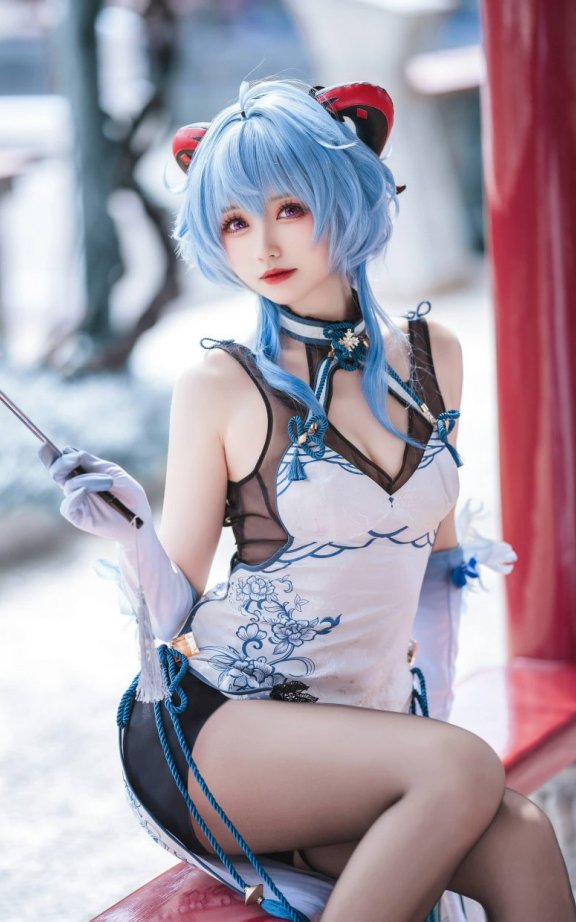 大大卷卷小卷cos甘雨 | 大大卷卷小卷_原神·甘雨旗袍cos作品 [18P-149MB]