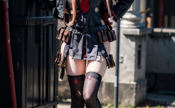 鬼灭之刃COSPLAY:泰国coser RiKachan的比基尼版灶门祢豆子