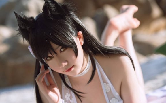 是本末末cos爱宕 | 是本末末_碧蓝航线·爱宕泳装cos作品 [23P-121MB]