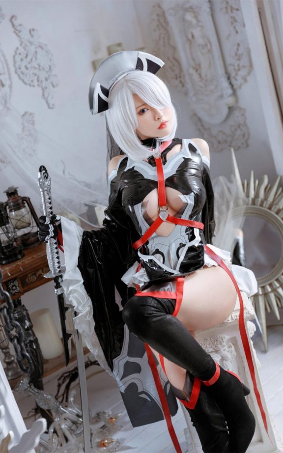 清水由乃cos尤尔哈2B | 清水由乃_机械纪元·2B花嫁cos [45P-167MB]