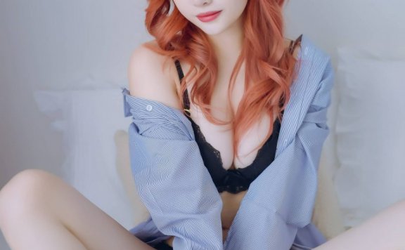 雯妹不讲道理cos衬衫 | 雯妹不讲道理_衬衫·黑色内衣cos作品 [26P-270MB]