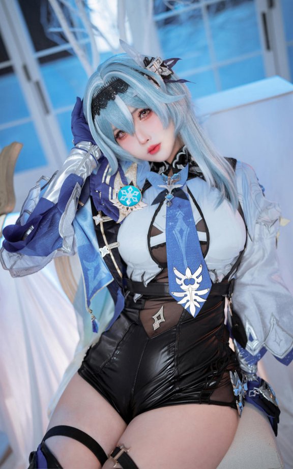 肉扣热热子cos优菈 | rioko凉凉子_原神·浪花骑士优菈cos [77P10V-1.20GB]