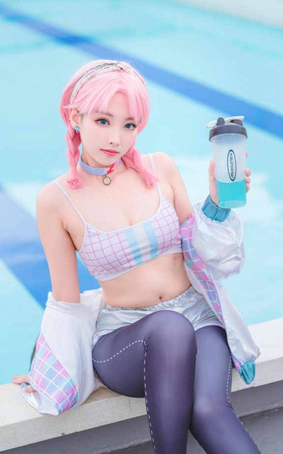 宮本桜cos蓝毒 | 宮本桜_明日方舟·蓝毒 浅滩律动cos作品 [16P-342MB]