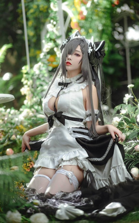 宮本桜cos女仆 | 宮本桜_碧蓝航线·奥古斯特女仆cos作品 [20P-264MB]