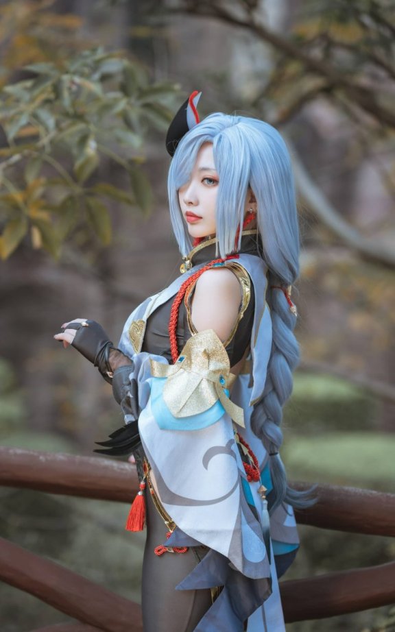 宮本桜cos申鹤 | 宮本桜_原神·申鹤 原皮肤cos作品 [22P-301MB]