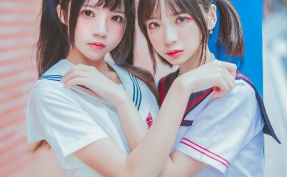 桜桃喵&疯猫ssCOS：猫耳女学生JK制服掀起青春萌动风潮