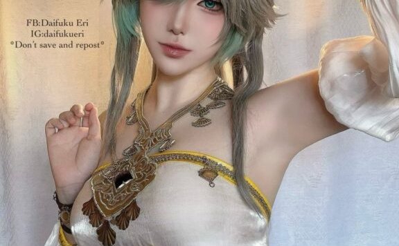 Daifuku Eri原神COS:演绎女版艾尔海森的性感与帅气魅力