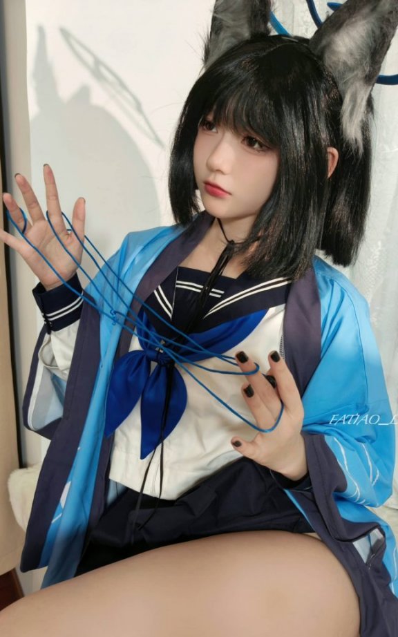 迷之呆梨cos桐生桔梗|迷之呆梨_蔚蓝档案·桐生桔梗cos[89P-1.49GB]