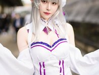 银发半精灵的纯爱降临：NouTei艾米莉亚COS迷倒台北FF！