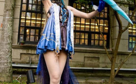 玄子Genko神还原芙露德莉斯cos，高挑身姿震慑台北Acosta！