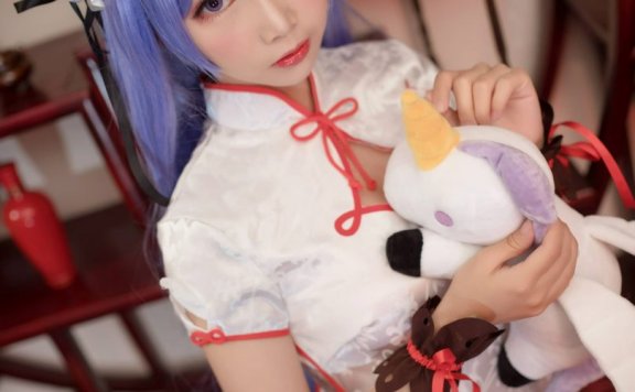 面饼仙儿cos独角兽|面饼仙儿_碧蓝航线·独角兽旗袍cos [20P-230MB]