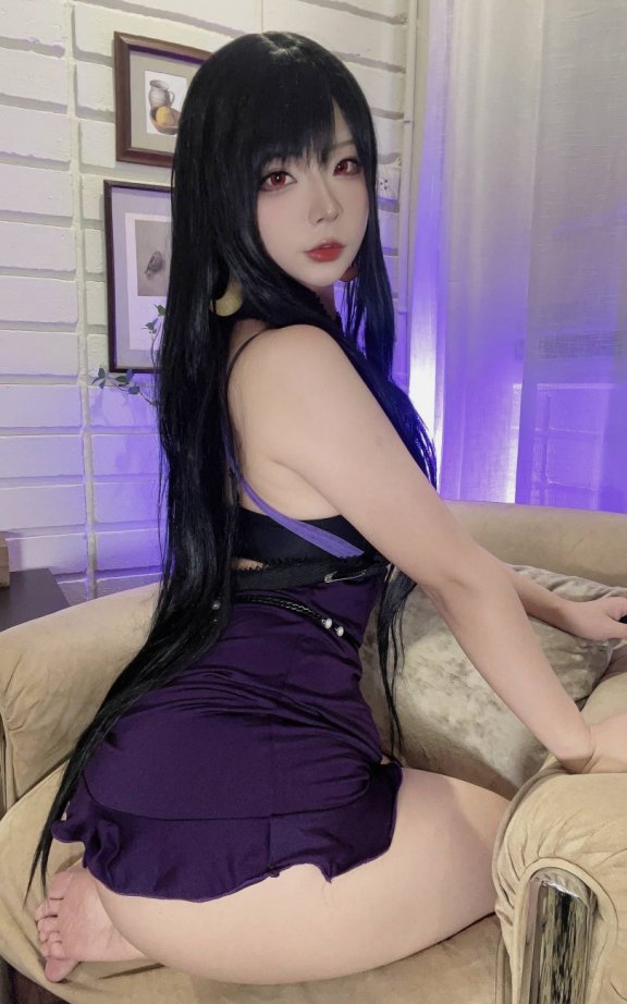 yuuhui玉汇cos蒂法|yuuhui玉汇_蒂法·连衣裙cos作品[28P1V-209MB]