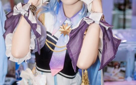 蘑菇木乃子星街水星COS：完美重现偶像魅力点亮香港动漫节