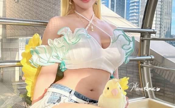 雨波_HaneAme子午计划cos|雨波_子午计划·丰膄短牛仔裤cos作品