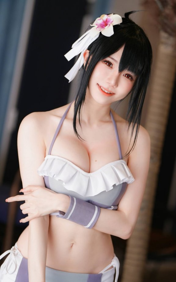 Sally Dorasnow蒂法cos|Sally Dorasnow_最终幻想·蒂法泳装cos作品
