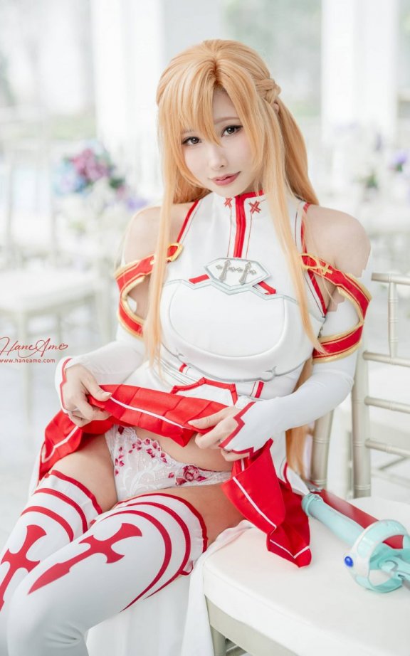雨波_HaneAmeCOS亚丝娜|雨波HaneAme_刀剑神域·亚丝娜cos作品