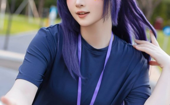 屿鱼YukakoCOS早濑优香|屿鱼Yukako_蔚蓝档案·早濑优香cos作品