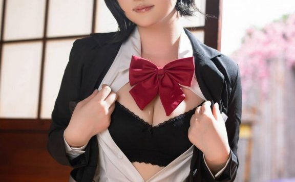 屿鱼YukakoCOS椿|屿鱼Yukako_蔚蓝档案·春日椿cos作品[55P-155MB]