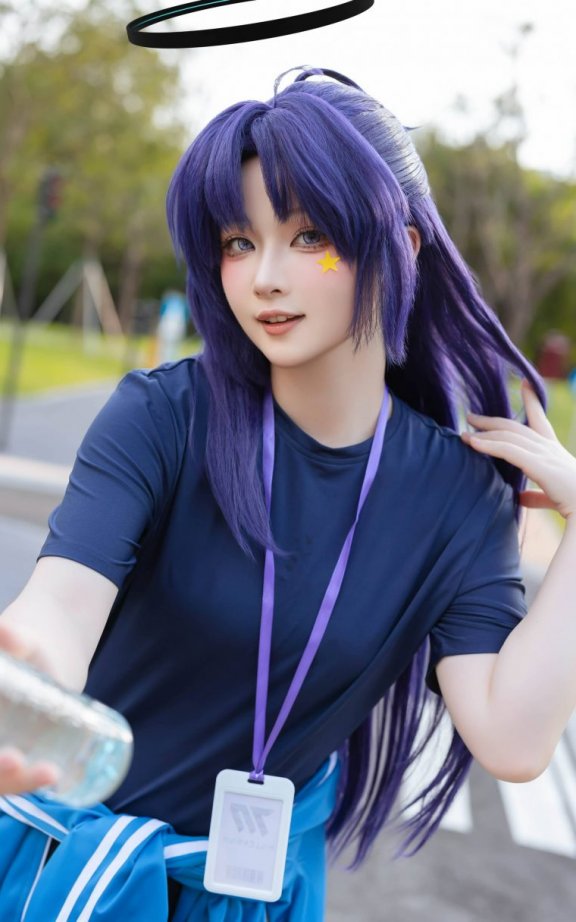 屿鱼YukakoCOS早濑优香|屿鱼Yukako_蔚蓝档案·早濑优香cos作品