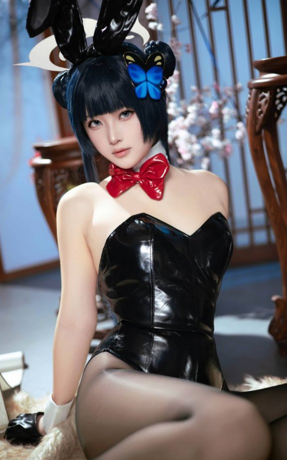 屿鱼YukakoCOS妃咲|屿鱼Yukako_蔚蓝档案·龙华妃咲cos[40P-268MB]