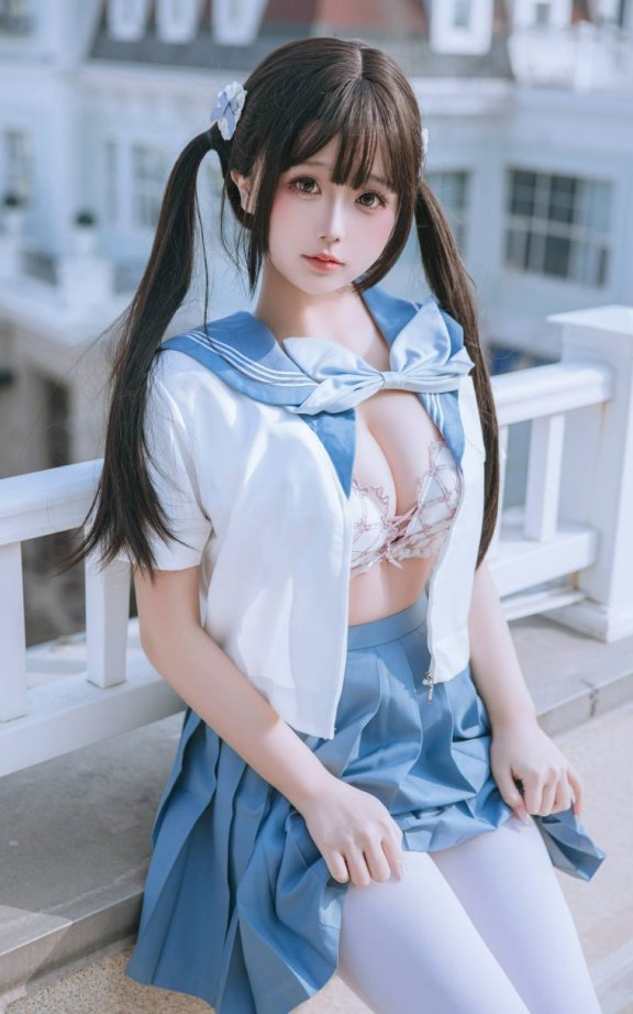 日奈娇JK学妹COS|椎名莜(日奈娇)_制服系列·JK学妹cos作品