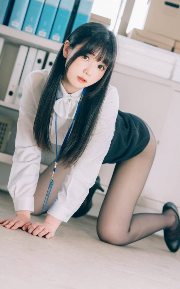 霜月shimoOL女郎COS|霜月shimo_秘密辦公室·OL女郎cos作品