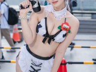 温柔与力量并存：瑞海にも的白银诺艾尔cos引爆Comiket 106
