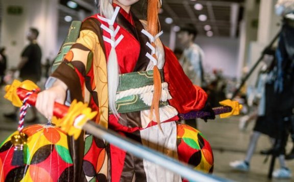 FGO複製品出云阿国COS：完美演绎舞蹈与历史交织的奇幻时刻