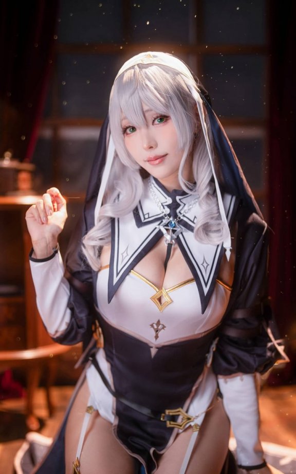 ElyEE子COS白银诺艾尔|ElyEE子_Hololive·白银诺艾尔cos作品[27P13V]