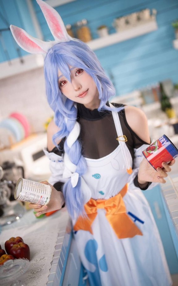 ElyEE子COS兔田佩克拉|ElyEE子_Hololive·兔田佩克拉cos[18P3V-44MB]