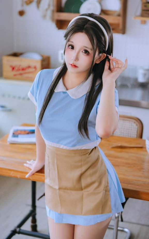 日奈娇原创COS|椎名莜(日奈娇)_原创·蛋糕售卖员cos[181P5V-1.47GB]