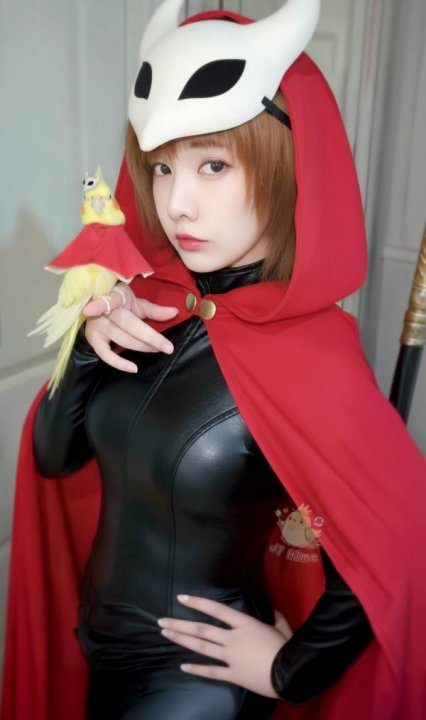 菲丝空洞骑士大黄蜂COS:混搭风格的角色扮演,可爱度爆表!