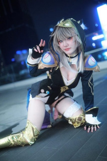 崩坏星穹铁道赛飞儿COS:JalaJaii展现角色淘气与性感的魅力