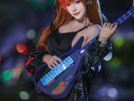 新世纪福音战士明日香cos：Munoko穿上黑裙重塑EVA骄傲少女