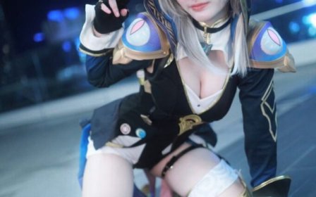 崩坏星穹铁道赛飞儿COS:JalaJaii展现角色淘气与性感的魅力