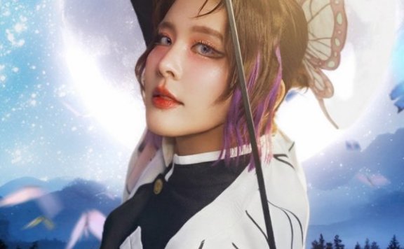 声画共舞蝶翼翩跹:Sophon蝴蝶忍cos赋予角色触手可及的生命