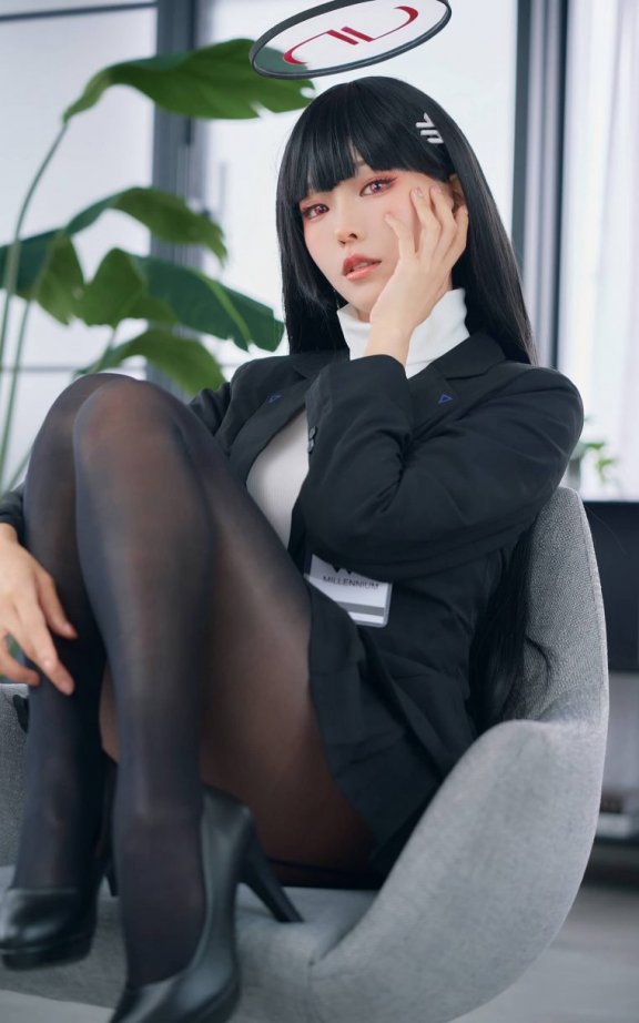 ElyEE子COS调月莉音|ElyEE子_蔚蓝档案·调月莉音cos作品[37P-72MB]