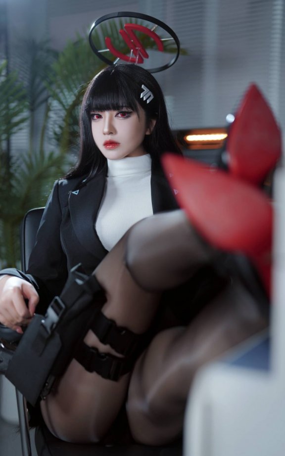 半半子COS调月莉音|BANBANKO半半子_蔚蓝档案·调月莉音cos作品