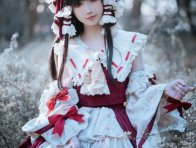 面饼仙儿博丽灵梦COS赏析：东方Project巫女礼装的优雅与力量