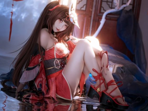 面饼仙儿花火COS视觉解析：崩坏星穹铁道虚实之间的戏谑之火