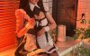 一只等待投喂的小猫娘：面饼仙儿COS演绎猫娘女仆的温柔诱惑