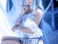 面饼仙儿无期迷途COS赏析|演绎哈梅尔的蓝色梦境与冷感美人