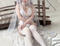 旗袍版面饼仙儿COS赏析：阿尔比恩高贵冷艳与优雅的完美融合