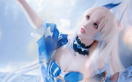 光影下的梦幻演绎：面饼仙儿COS珊瑚宫心海温柔与优雅的极致