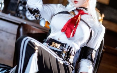 低角度里的自信张力：瓜希酱鸣潮赞妮COS演绎下班宣言美学