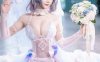 当柴郡穿上婚纱：中岛莫之子i的甜系花嫁COS把陪伴感具象化了