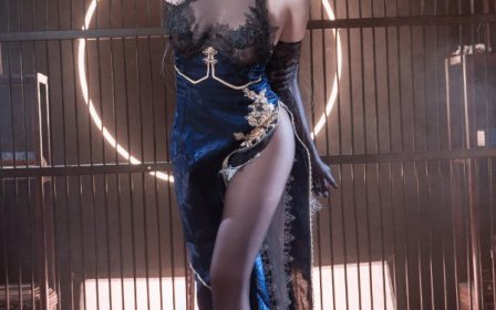 面饼仙儿新泽西旗袍COS：演绎中式古典风格的碧蓝航线视觉盛宴