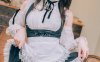 霜月Shimo丝袜版女仆COS：高还原度角色演绎与摄影构图解读
