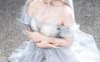 黒川cowcow妮姬灰姑娘COS：梦幻水晶礼裙，童话感直接拉满