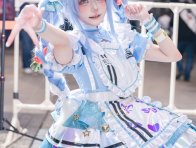 花崎Makura兔田佩克拉cos惊艳亮相Hololive SUPER EXPO现场